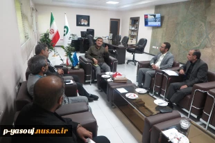 دیدار سرپرست دانشگاه ملی مهارت استان کهگیلویه و بویراحمد با مدیر کل صدا و سیمای استان 5