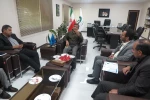 دیدار سرپرست دانشگاه ملی مهارت استان کهگیلویه و بویراحمد با مدیر کل صدا و سیمای استان 4