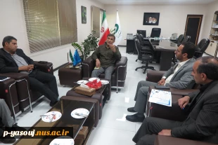 دیدار سرپرست دانشگاه ملی مهارت استان کهگیلویه و بویراحمد با مدیر کل صدا و سیمای استان 4