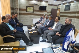 بازدید مشاور رئیس و رئیس مرکز نظارت ارزیابی و تضمین کیفیت و مدیر کل حقوقی دانشگاه ملی مهارت از دانشگاه ملی مهارت استان کهگیلویه و بویراحمد 4