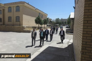 بازدید مشاور رئیس و رئیس مرکز نظارت ارزیابی و تضمین کیفیت و مدیر کل حقوقی دانشگاه ملی مهارت از دانشگاه ملی مهارت استان کهگیلویه و بویراحمد 7